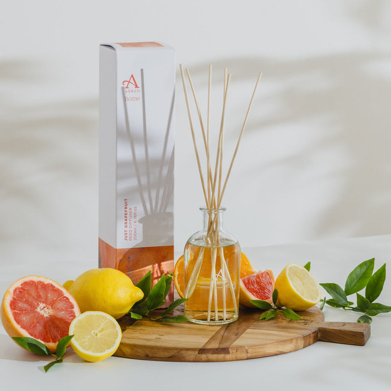Just Grapefruit Reed Diffuser | Made in Scotland – ARRAN Sense of Scotland