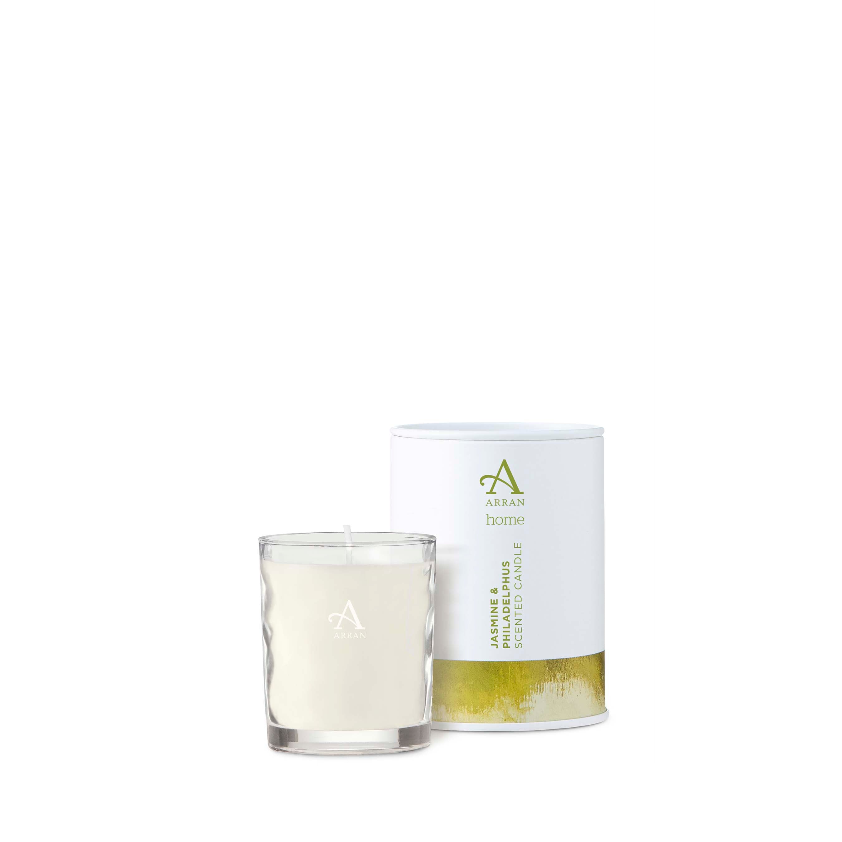 Jasmine & Philadelphus Scented Candle | 8cl Travel Size – ARRAN Sense ...